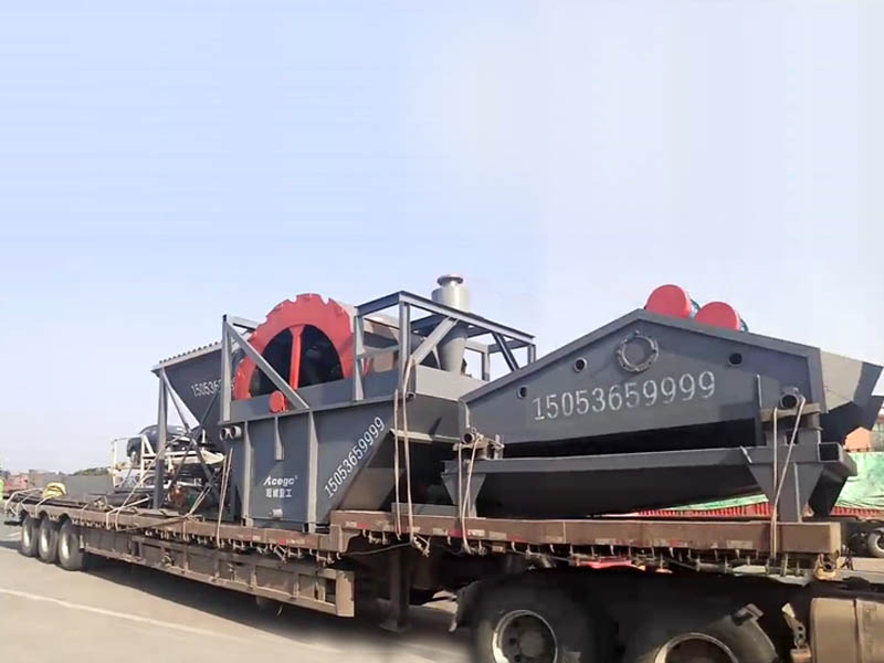 移動(dòng)制沙機(jī)洗砂機(jī)冠誠重工量身為您訂制 優(yōu)勢多多